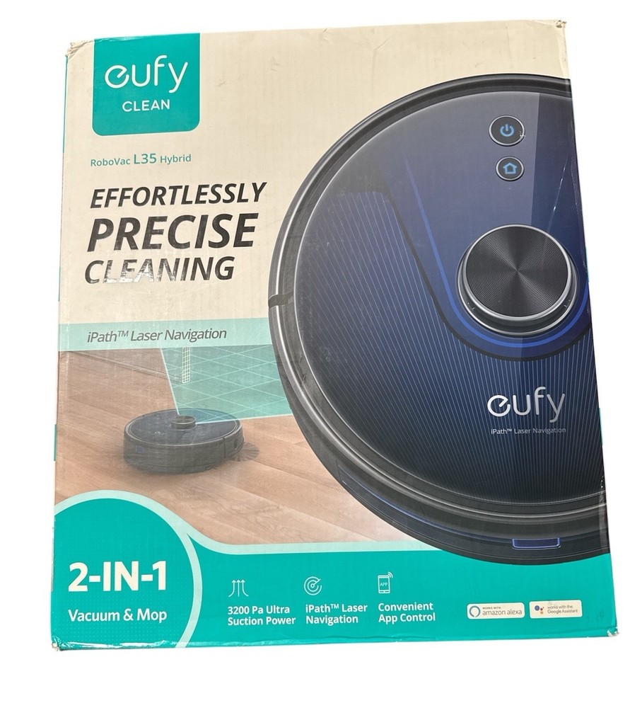 Eufy Robovac L35 Hybrid Robot Vacuum & Mop 3200pa Ultra Strong Suction Brand New