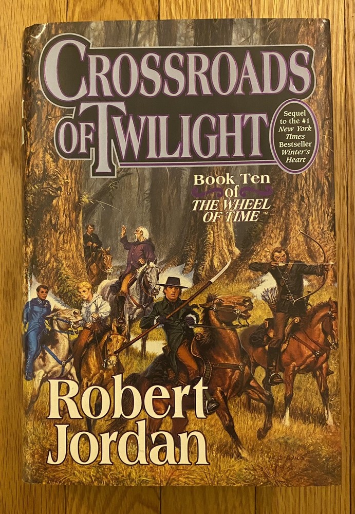 Robert Jordan SIGNED Crossroads of Twilight First Edition Book