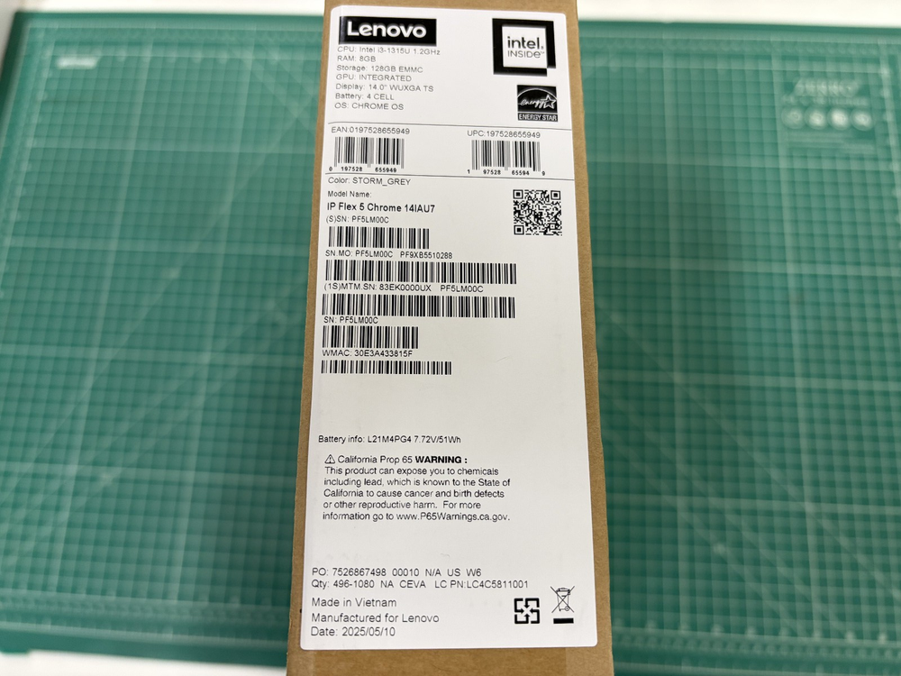Lenovo Flex 5i Chromebook Plus 14