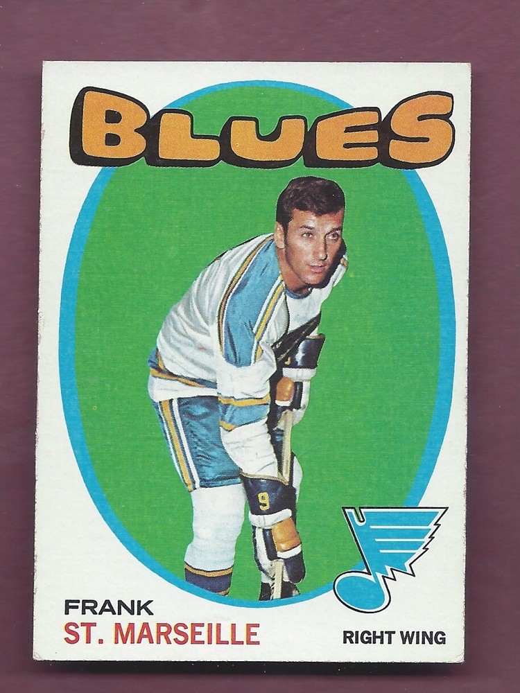 1971-72 TOPPS HOCKEY #38 FRANK ST. MARSEILLE .99 SHIPPING V173