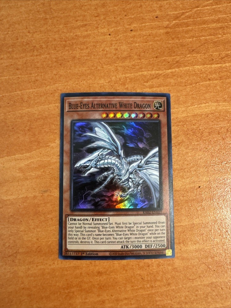 Blue-Eyes Alternative White Dragon RA02-EN010 Super Rare Yu-Gi-Oh Card