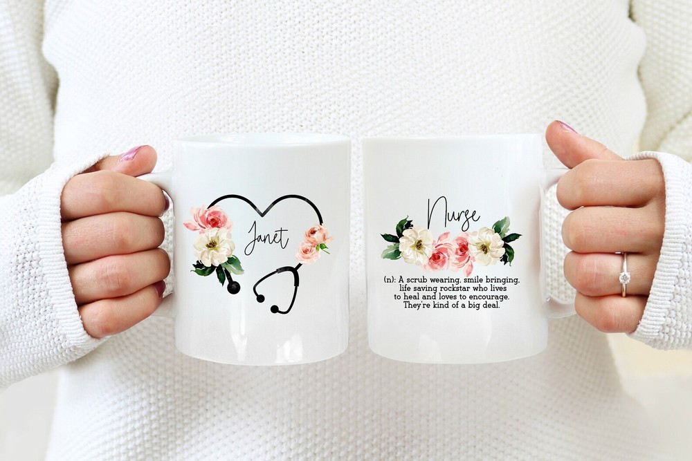 Nurse Definition Mug Personalized Coffee Mug For Nurse Nurse Birthday Gift