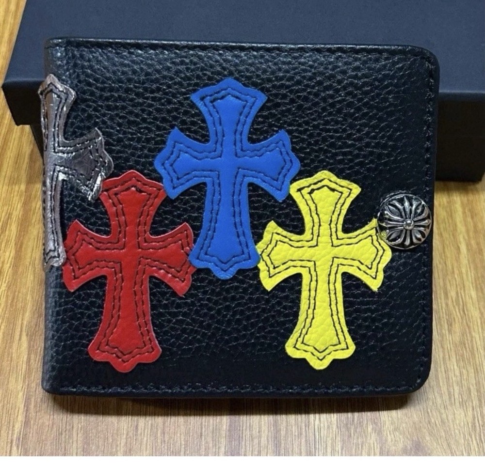 ‼️LOOK‼️ CHROME HEARTS BIGOT WALLET (multicolor) ⚠️Message If Interested⚠️