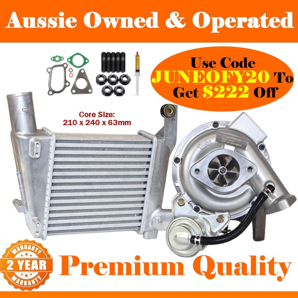 Nissan Navara D22 YD25 2.5L Turbo Upgrade Kit with 63mm Intercooler