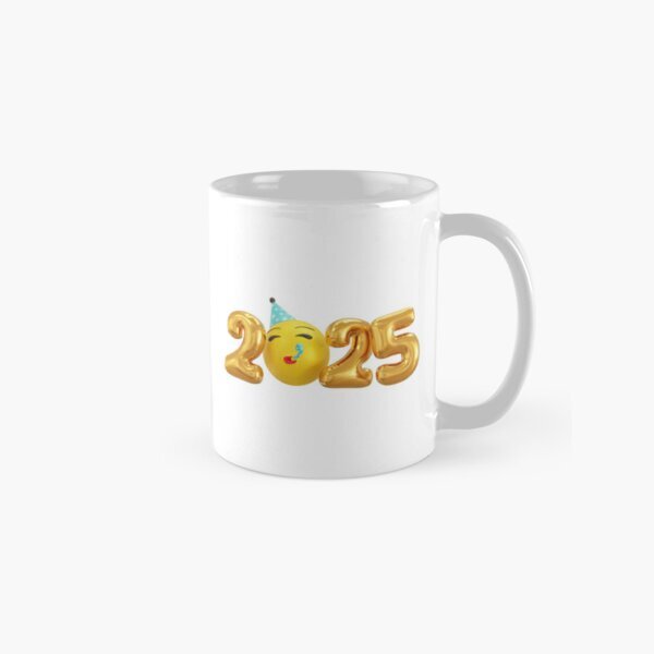 2025 Happy New Year Classic Mug Stickers - Family Gift Idea