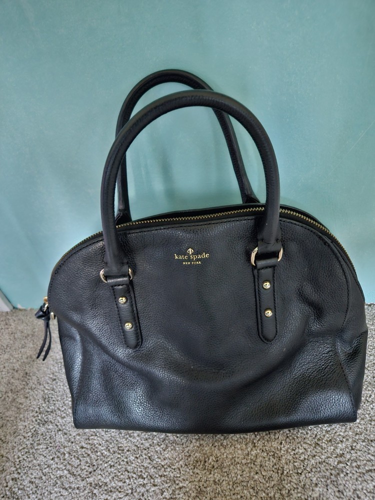 Kate Spade New York Leather Larchmont Ave Satchel Handbag Shoulderbag