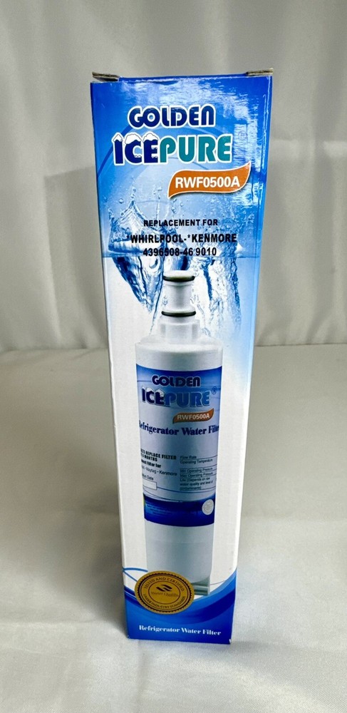 Golden Ice Pure RWF0500A Refrigerator Water Filter Replacement 4396508-46 9010