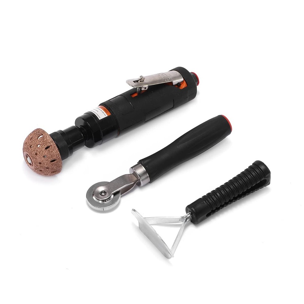 Pneumatic Tire Buffer Kit with Air Grinder and Patch Roller