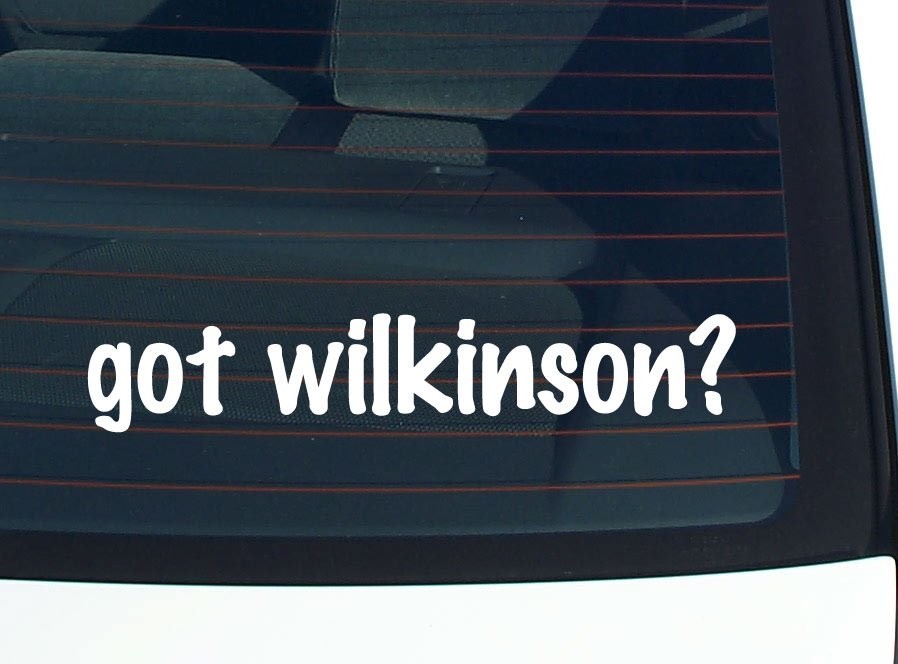 Wilkinson Funny Last Name Car Decal Bumper Sticker Vinyl Window Pride