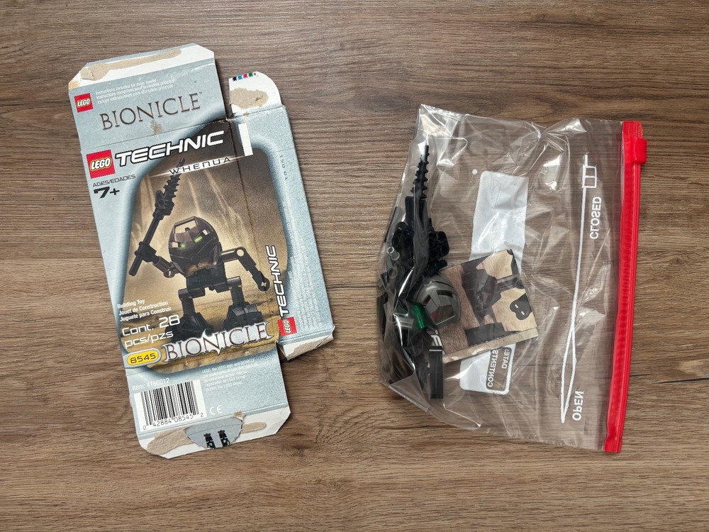 LEGO BIONICLE: Whenua (8545) Complete w/ Manual & Box (no rubber bands)