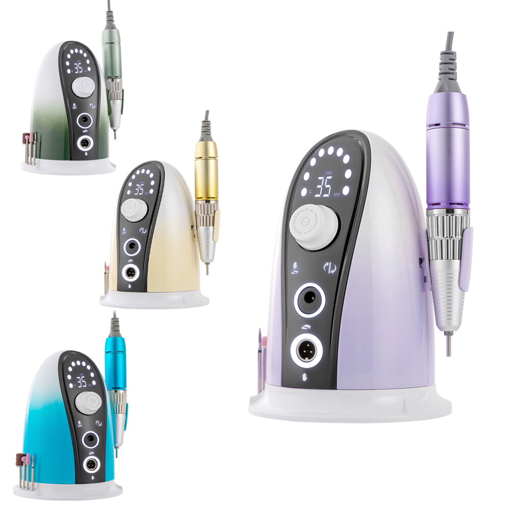 35000RPM Nail Drill Machine Adjustable Speed Electric Nail File Polishing Tool