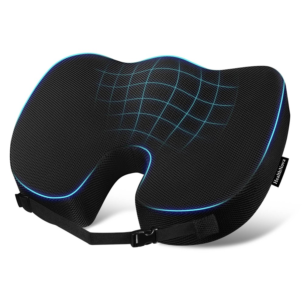 Seat Cushion for Chair – Seat Cushion for Tailbone Pain Relief, Sciatica, Coc...