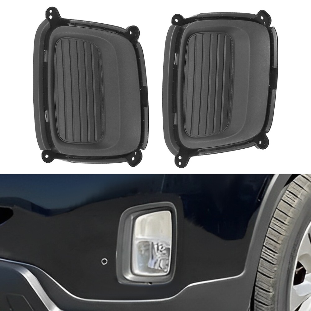 2pcs Fit For KIA SORENTO 2014 2015  Right & Left Front Bumper Fog Lamp Cap Cover