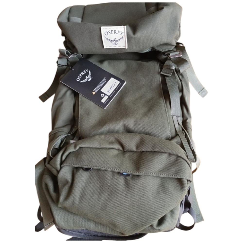 Osprey Archeon 45 43L Hiking Backpack Olive With Rain Cover Used Japan