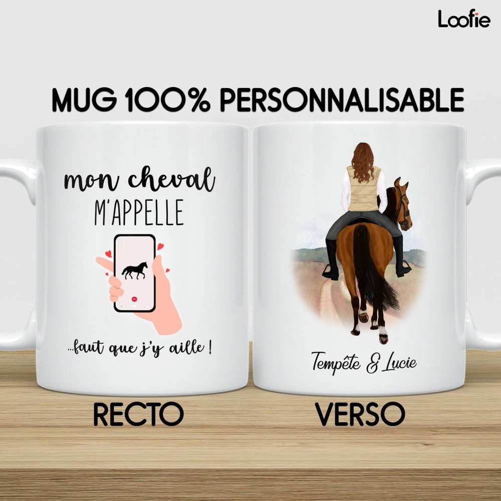 Custom Horse Mug Custom Riding Custom Horse Mug Custom Horse Gift Horse Rider