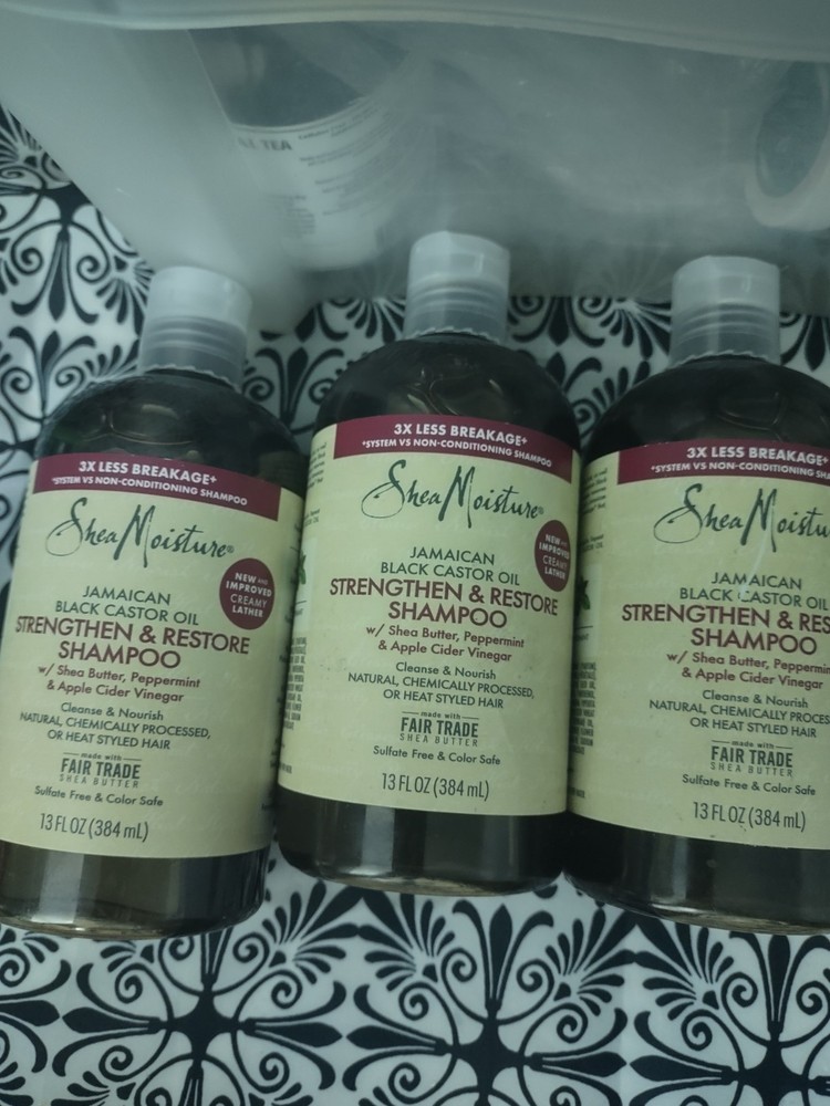 SheaMoisture Shampoo 13oz  Jamaican Black Castor Oil Hair Strengthen & Repair -3