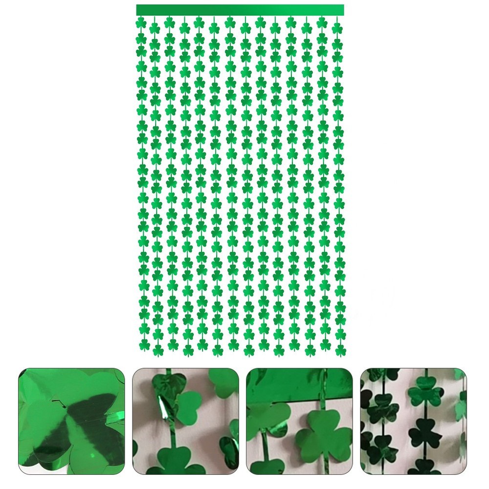 St Patricks Day Door Cover Party Decorations Festival Curtain Hanging