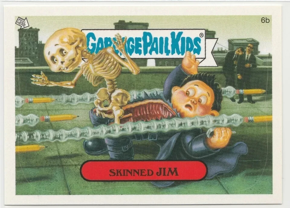 Skinned Jim ANS5 Matrix Keanu GPK Garbage Pail Kids 2006 Series 5