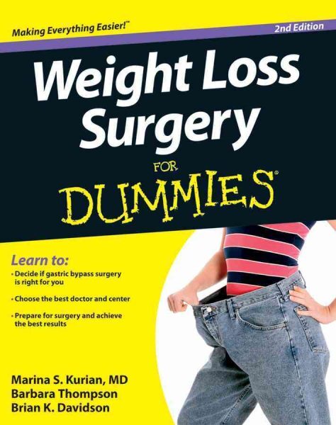 Weight Loss Surgery for Dummies, Paperback by Kurian, Marina S., M.D.; Thomps...