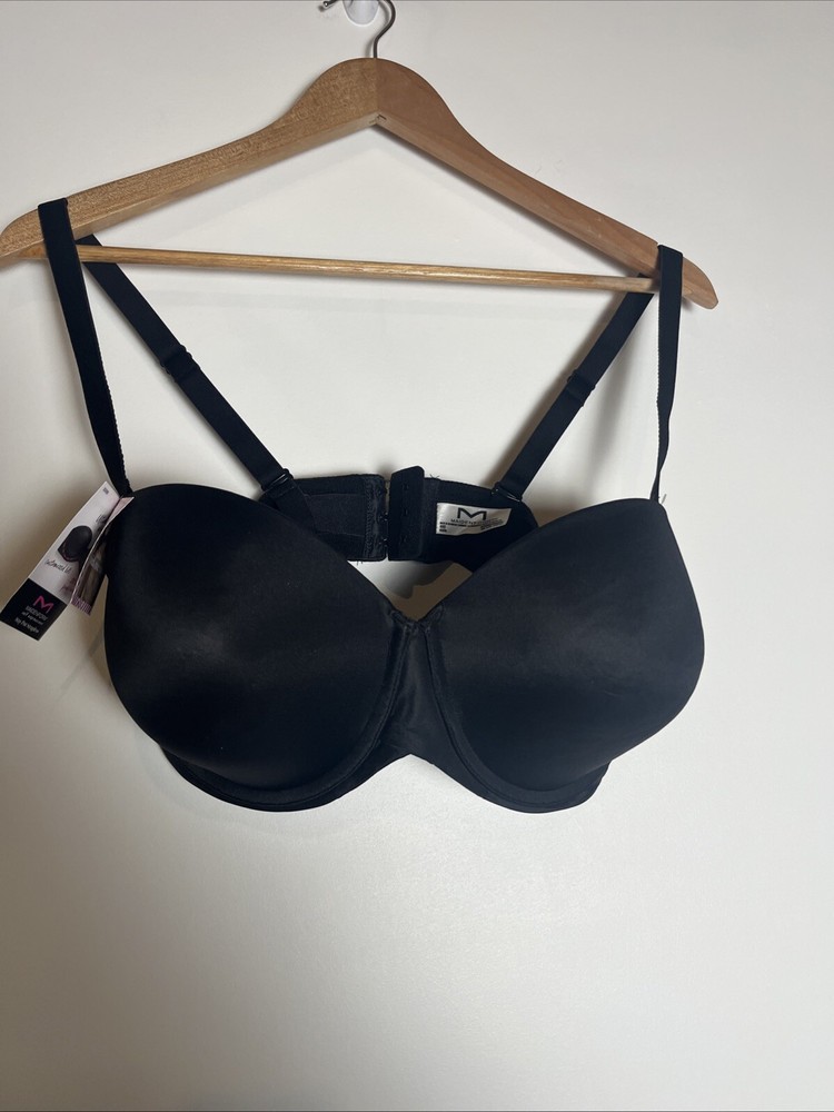 Maidenform Self Expressions Women's Stay Put Detachable Bra SE6990 Black 40D