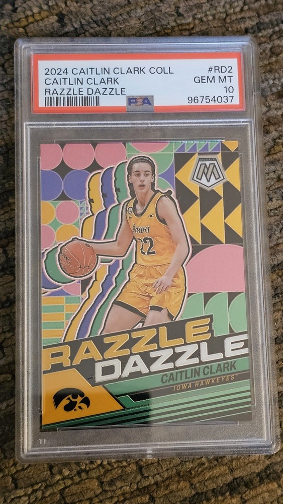 2024 Caitlin Clark Collection #RD2 Caitlin Clark SP Razzle Dazzle PSA 10