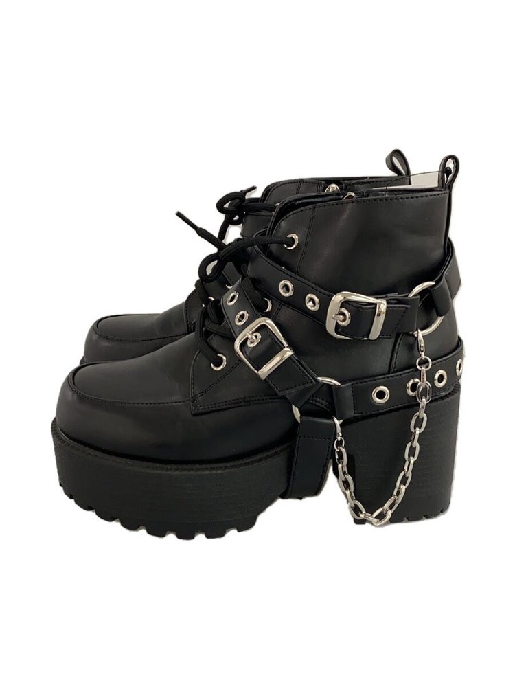 Yosuke Thick Sole Lace-Up Boots/L/Blk/4450017 535