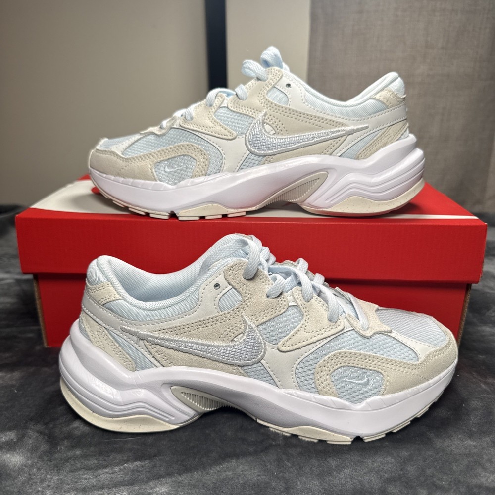 Nike AL8 Women's Blue Tint Running Sneakers Shoes Size 6 Gray White Lifestyle