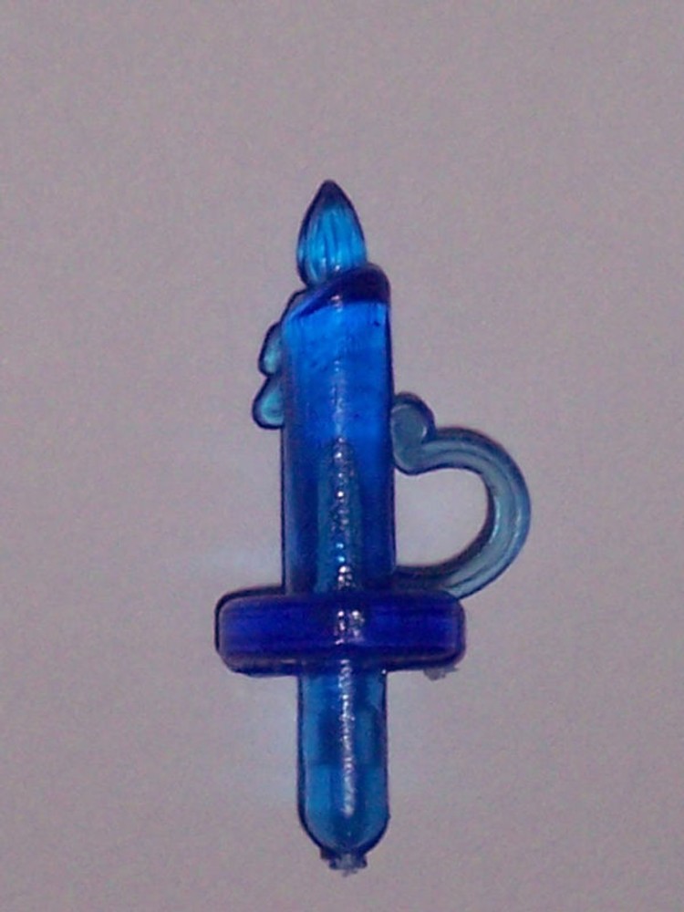 Ceramic Christmas Tree with 10 Candle-Shaped Plastic Peg Lights