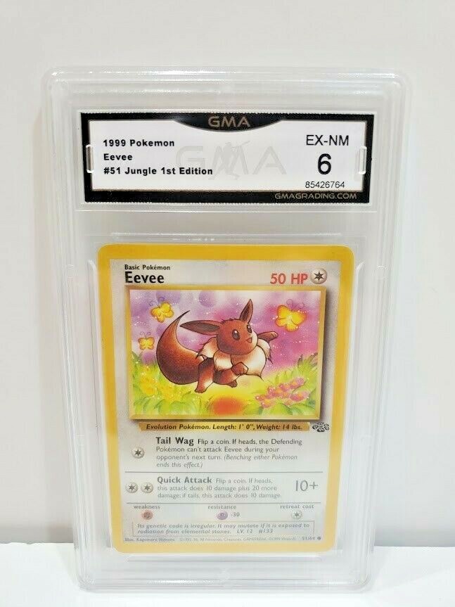 Eevee Jungle Set Holo Rare Pokemon Card 51/64