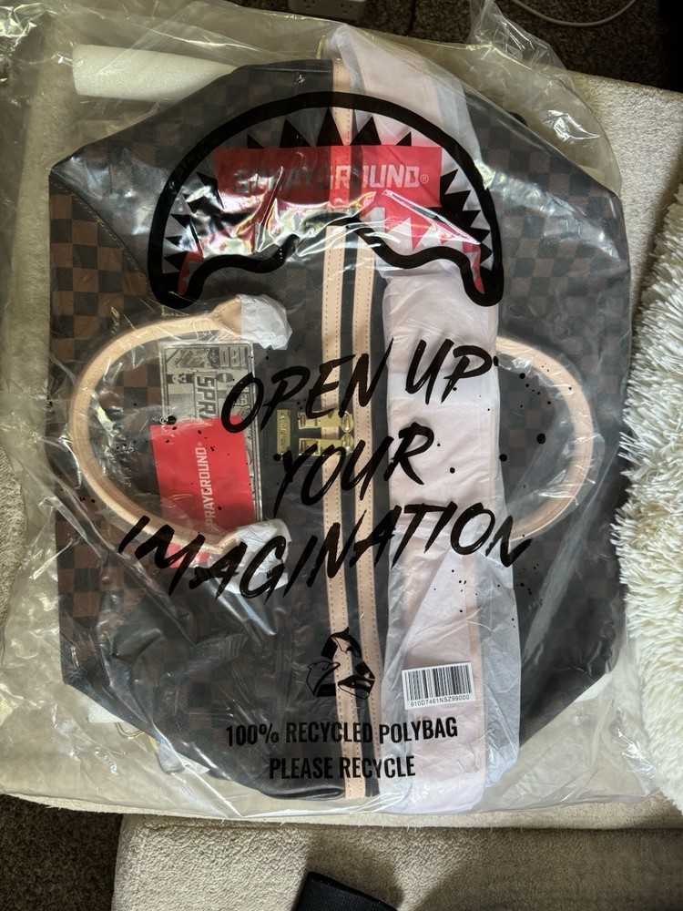 Authentic SPRAYGROUND BANDOLERO NOUVEAU LARGE DUFFLE BAG - LIMITED EDITION