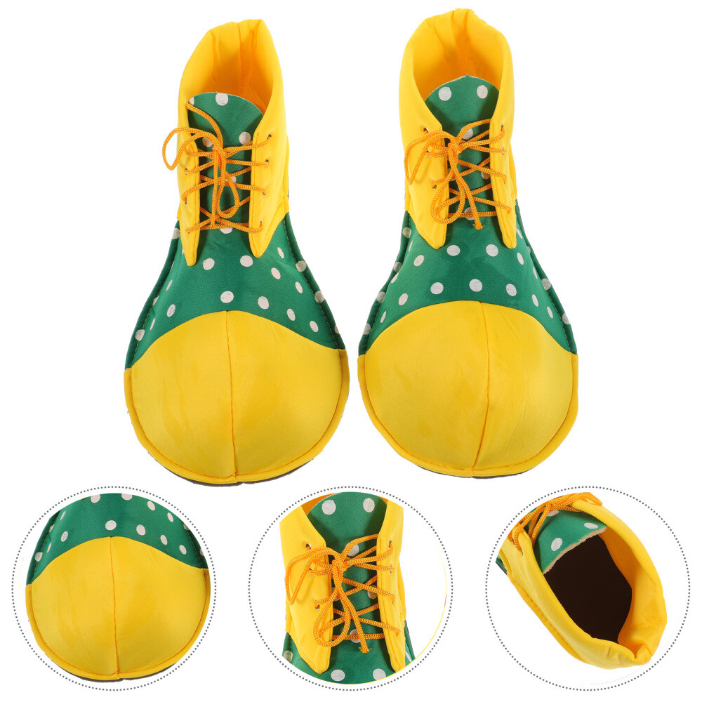 Carnival Clown Elf Shoes for Women Fun Cosplay Costume Accessories