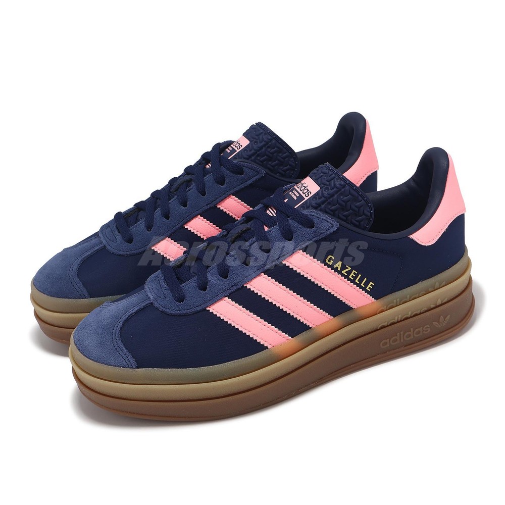 adidas Originals Gazelle Bold W Blue Pink Spark Women Casual Platform IG4390