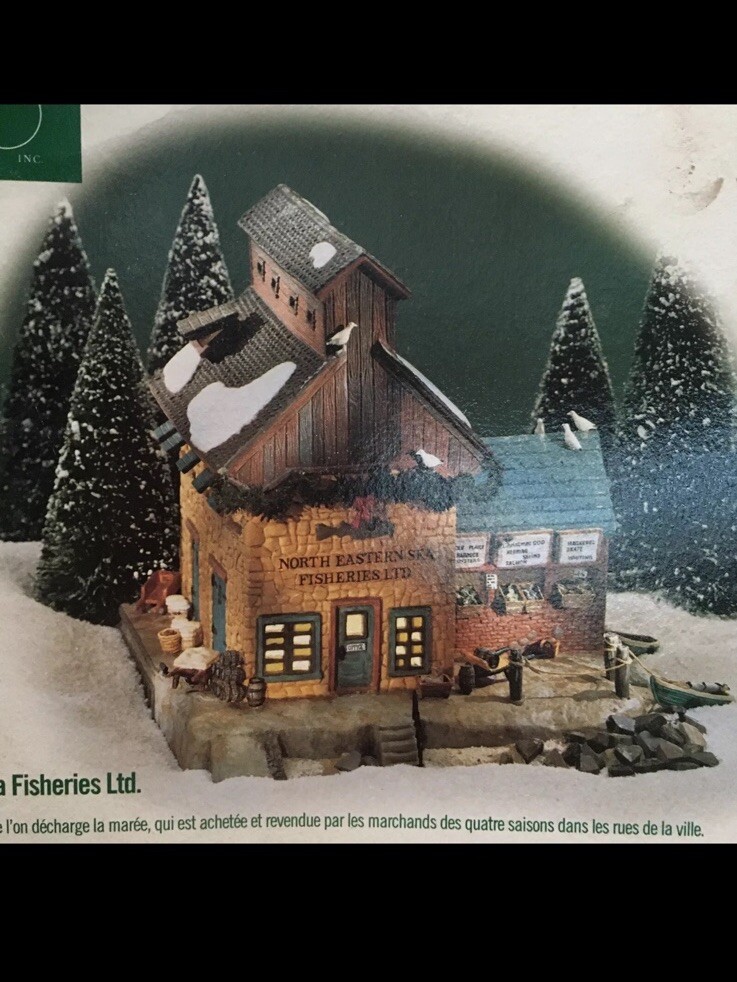 Dept 56 Dickens Village North Eastern Sea Fisheries Ltd Collectible 58316 with Original Box