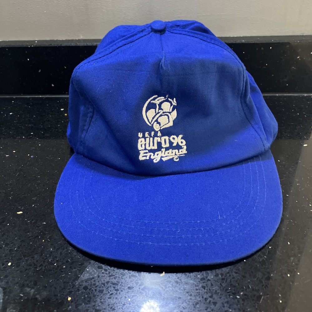 UEFA Euro 96 England Football Cap Official Licensed Product Blue Very Rare