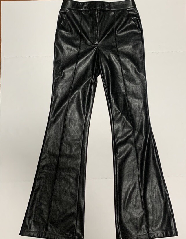 Generation Love Womens Size 4 Rio Vegan Leather Flare Dress Pants  