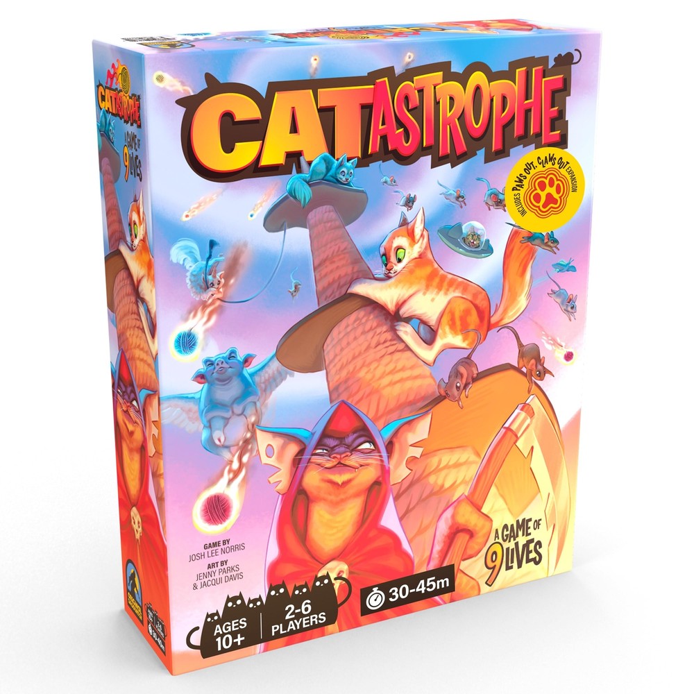 CATastrophe A Game of 9 Lives with Paws Out Expansion Pack! | The Purrfect Bo...