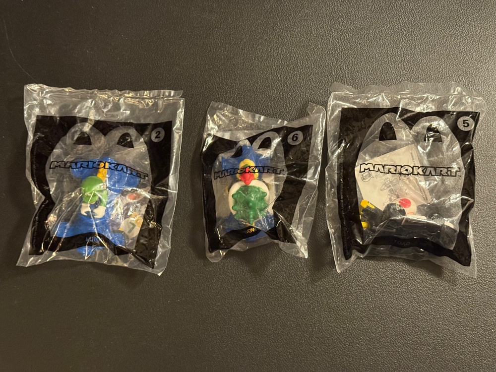 McDonald’s Happy Meal Toys 2022 Nintendo Mario kart Collection, Brand New
