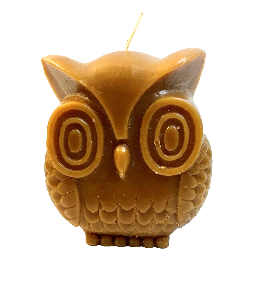 Threshold 3D Owl Candle in Farmhouse Mid-Century Modern Brown Home Decor