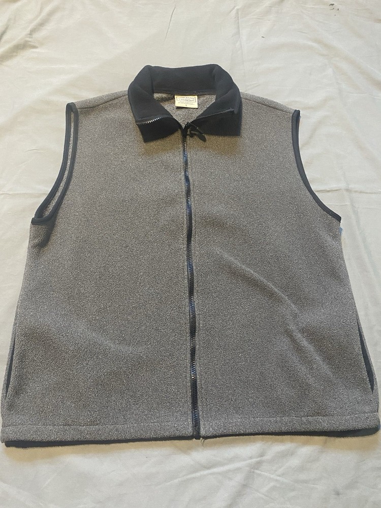 Timberline Colorado Fleece Vest With non zip  Pockets Men’s L Gray