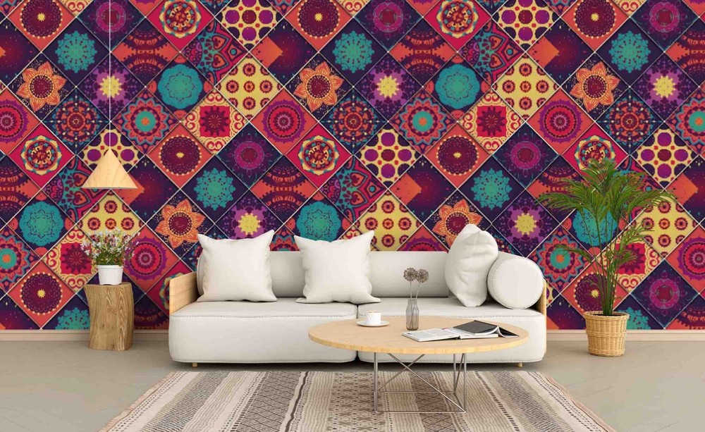 3D Bohemian Decorative Pattern Wall Murals Wallpaper Murals Wall Sticker