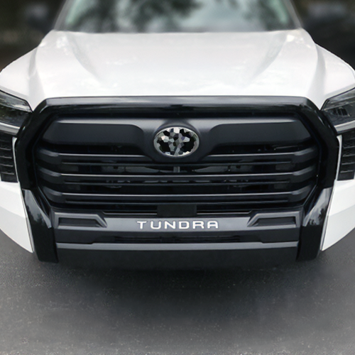 VINYL: 2022 2023 2024 2025 Matte White Front TUNDRA Grill Bumper Letters