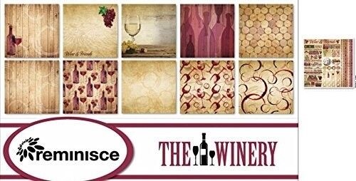 Reminisce - The Winery Scrapbook Papers & Stickers Set
