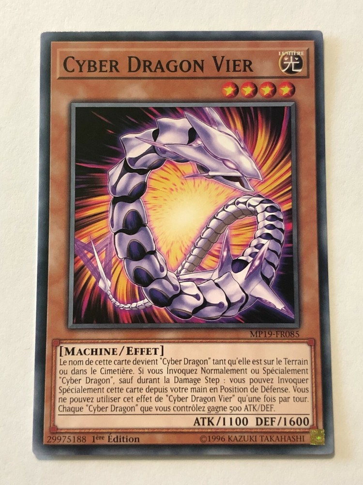 Yu-Gi-Oh Card - Cyber Dragon Four - MP19-FR085 - New - FR