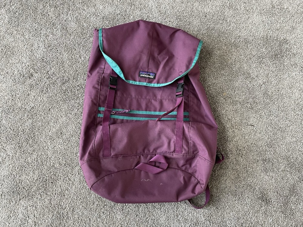 Patagonia Arbor Backpack Bag 25L Purple Teal Hiking Outdoor Camping Climbing