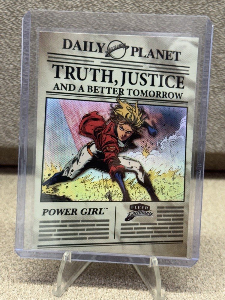 2025 Fleer Brilliants Superman - #TJBT-9 Power Girl - Truth Justice RARE (1:640)