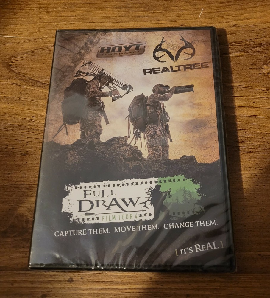 Real Tree Full Draw Film Tour 4 DVD Bow Hunting Outdoors Sporting New Sealed