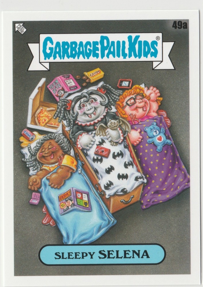 Sleepy Selena Garbage Pail Kids GPK 2024 Kids At Play KAP Series 49a