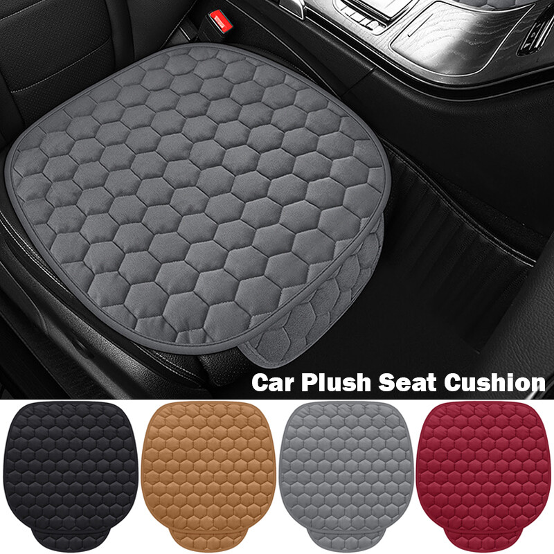 Warm Winter Plush Car Seat Cushion Universal Front Rear Protector Pad