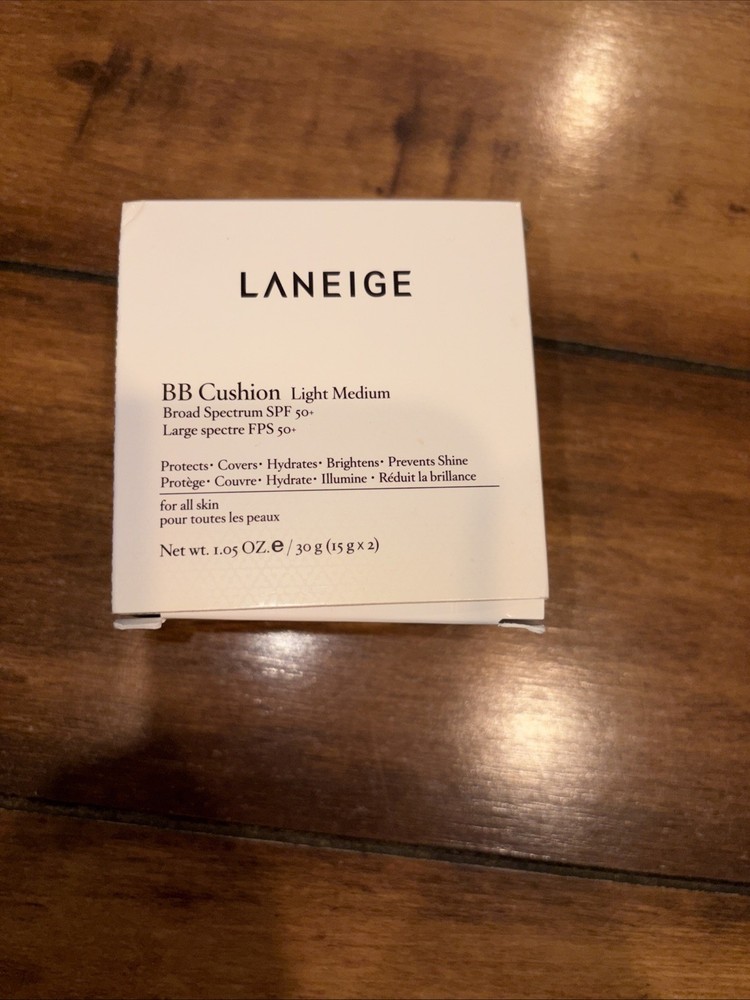 Laneige Bb Cushion Light Medium Broad Spectrum Spf 50+