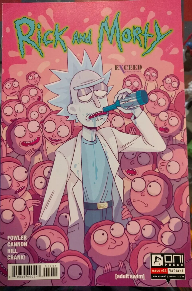 RICK AND MORTY 14 EXCEED EXCLUSIVE JESSE JAMES NM- NM COMIC BOOKS JJCS FLORIDA
